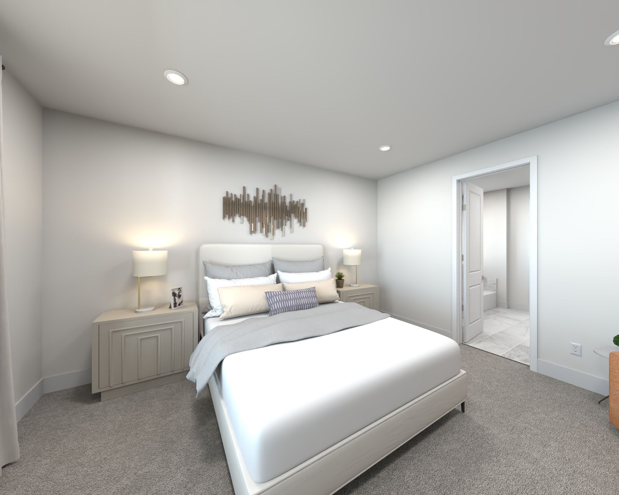 The primary suite offers a private retreat.