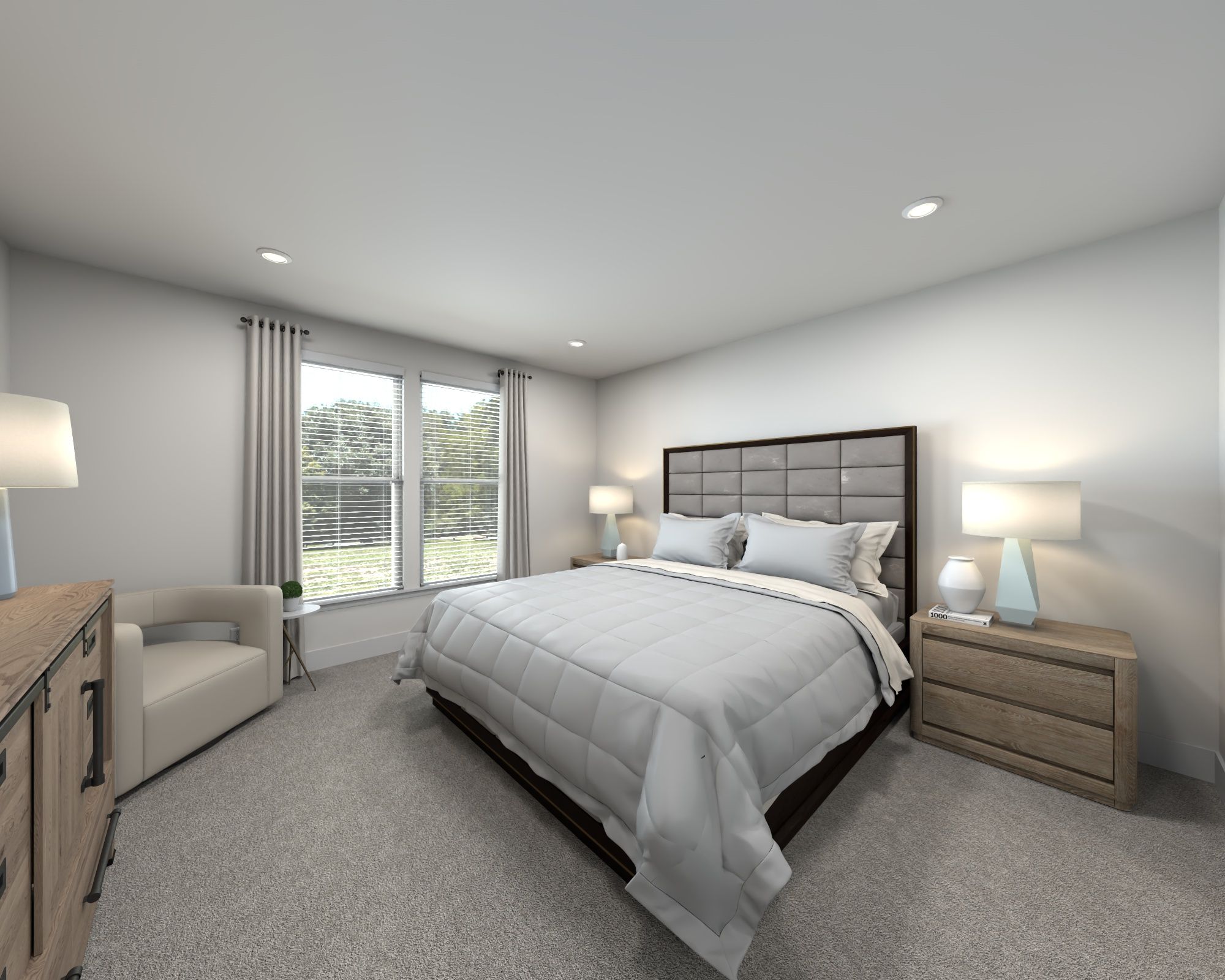 The primary suite offers a private retreat.