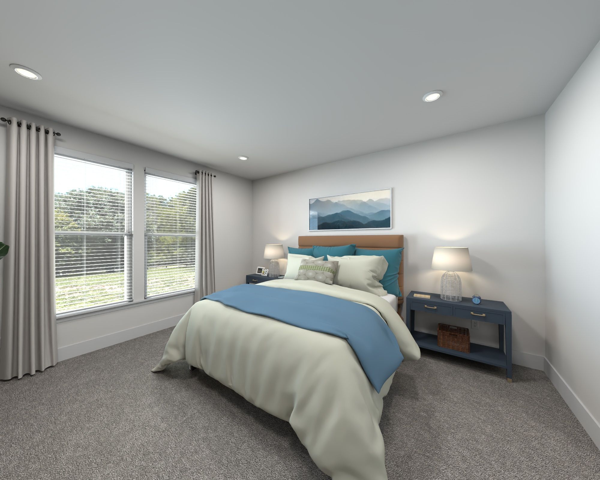 The primary suite offers a private retreat.