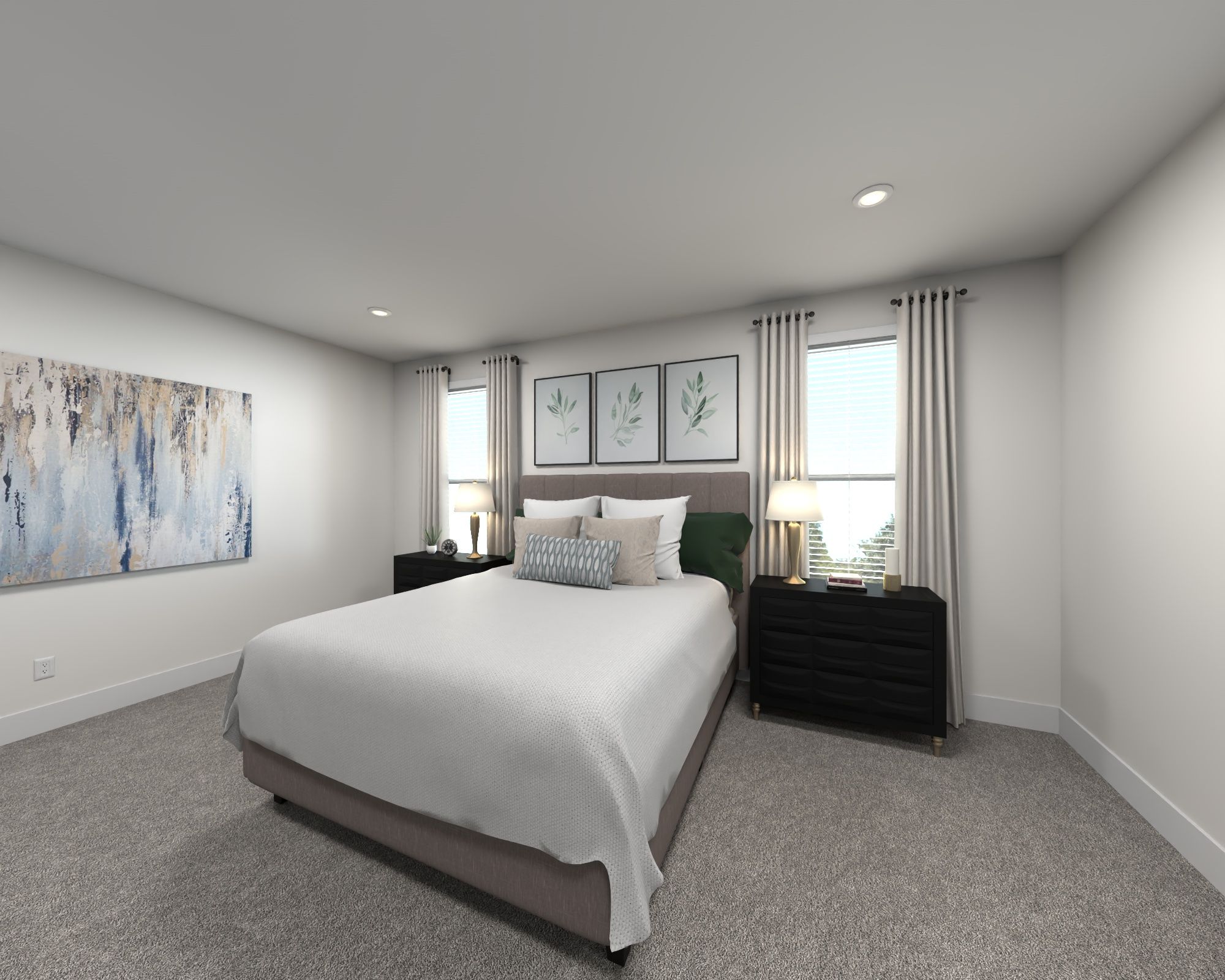 The primary suite offers a private retreat.