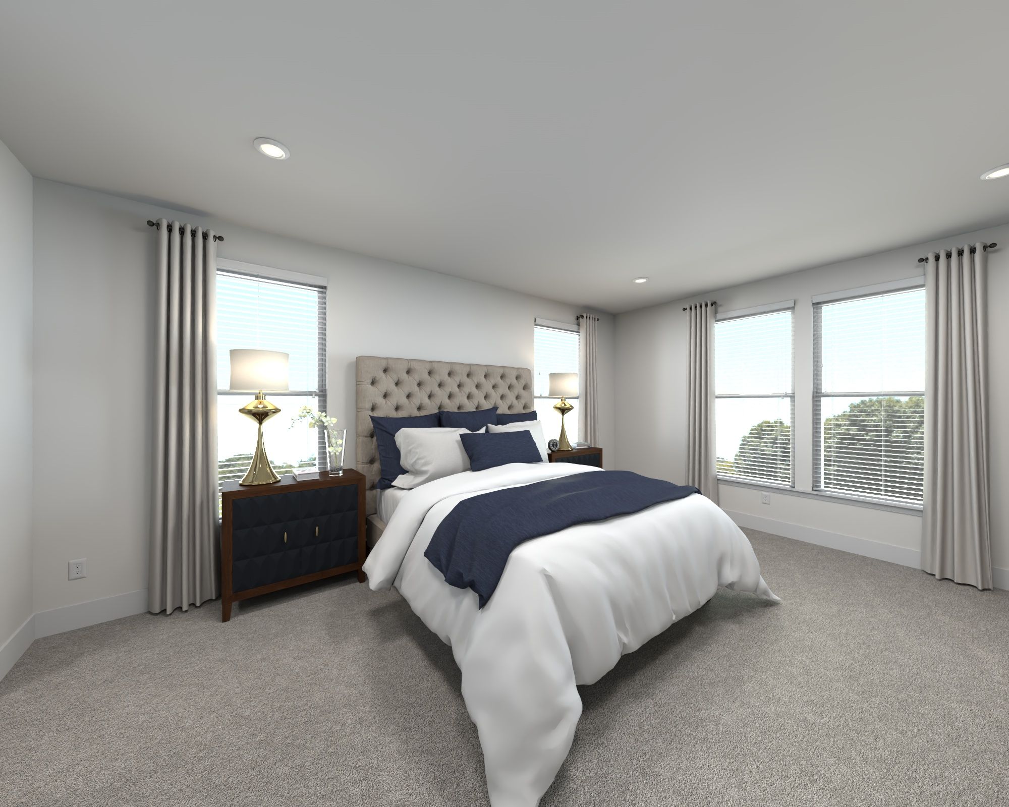 The primary suite offers a private retreat.
