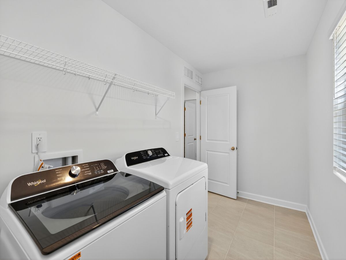 Laundry day can be a breeze with more space to sort and organize your cleaning essentials.