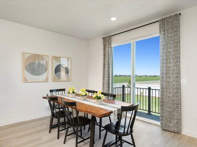 The Residence 6 floorplan interior image taken at a Meritage Homes Community in West Haven, UT.
