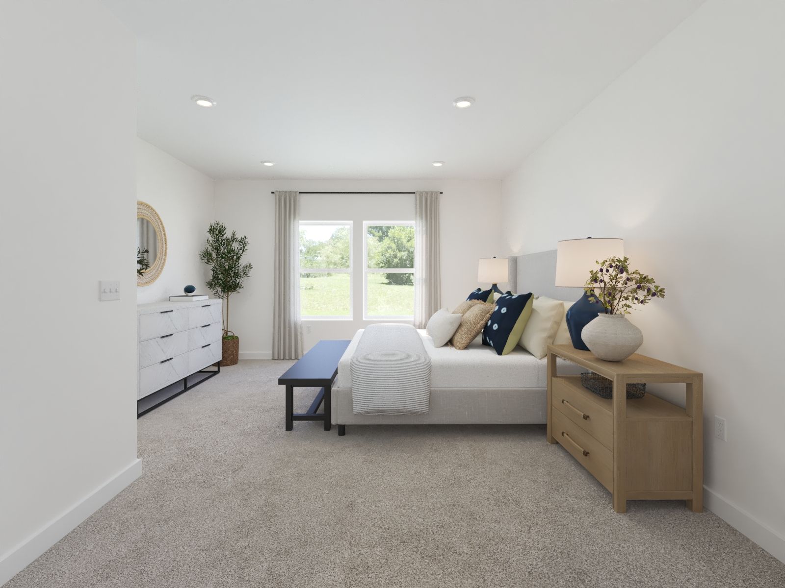 The primary suite offers a private retreat.
