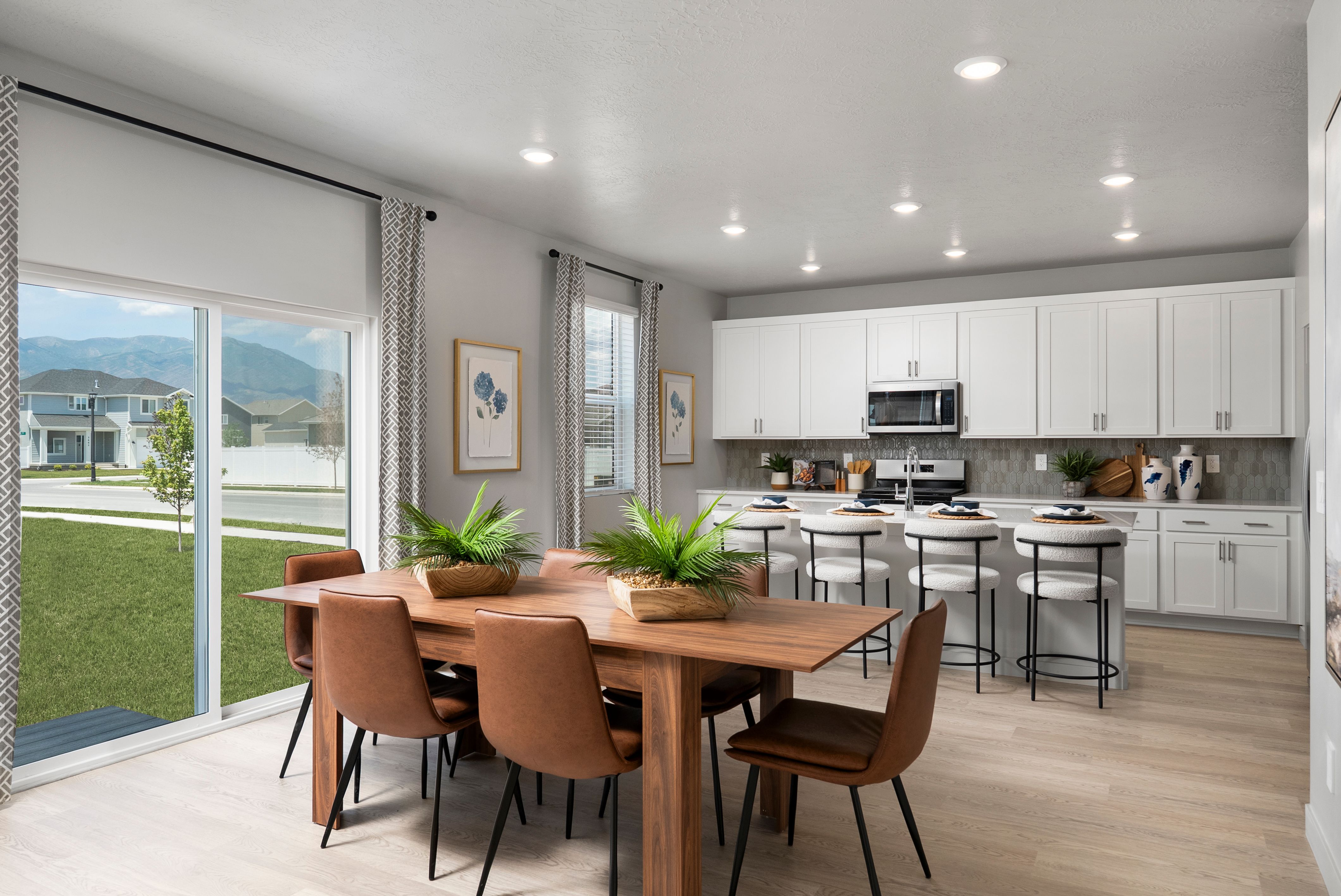 The Pine floorplan interior image taken at a Meritage Homes Community in Eagle Mountain, UT.