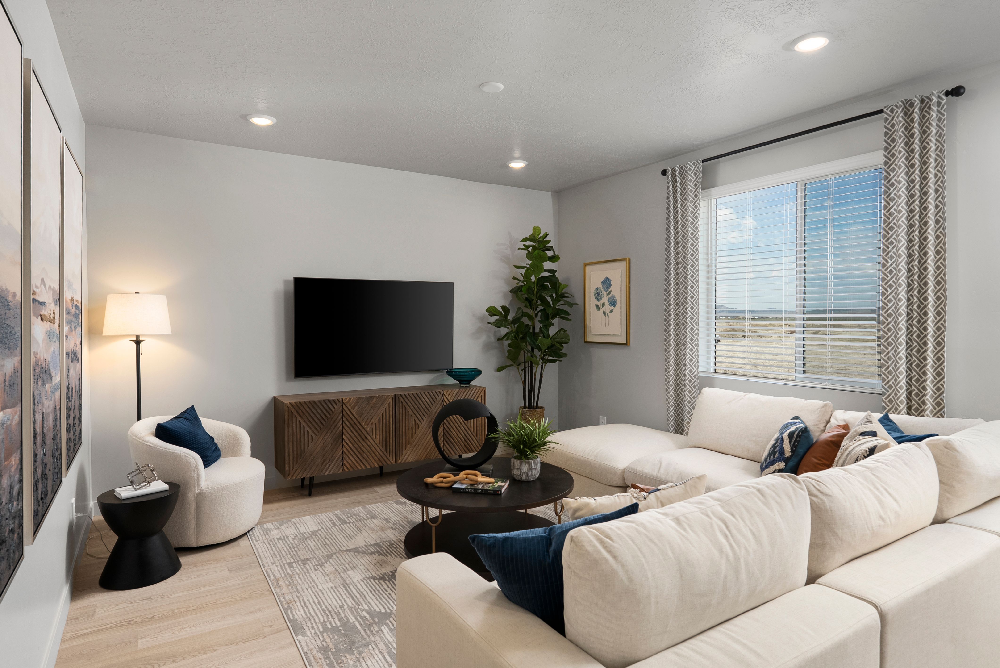 The Pine floorplan interior image taken at a Meritage Homes Community in Eagle Mountain, UT.