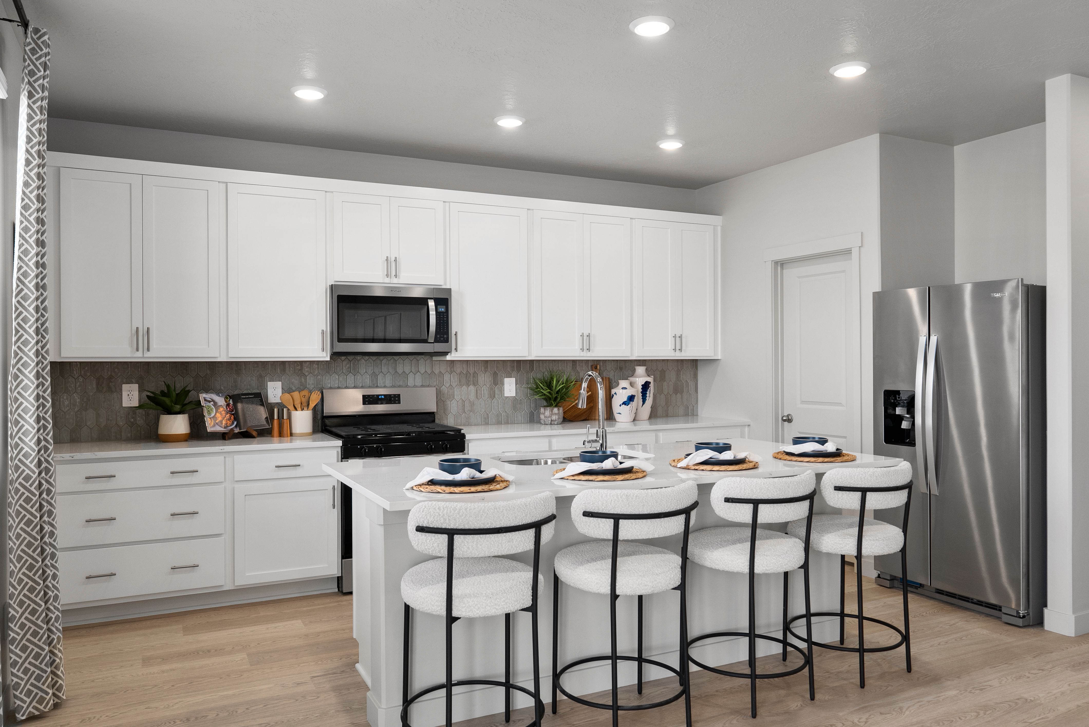 The Pine floorplan interior image taken at a Meritage Homes Community in Eagle Mountain, UT.