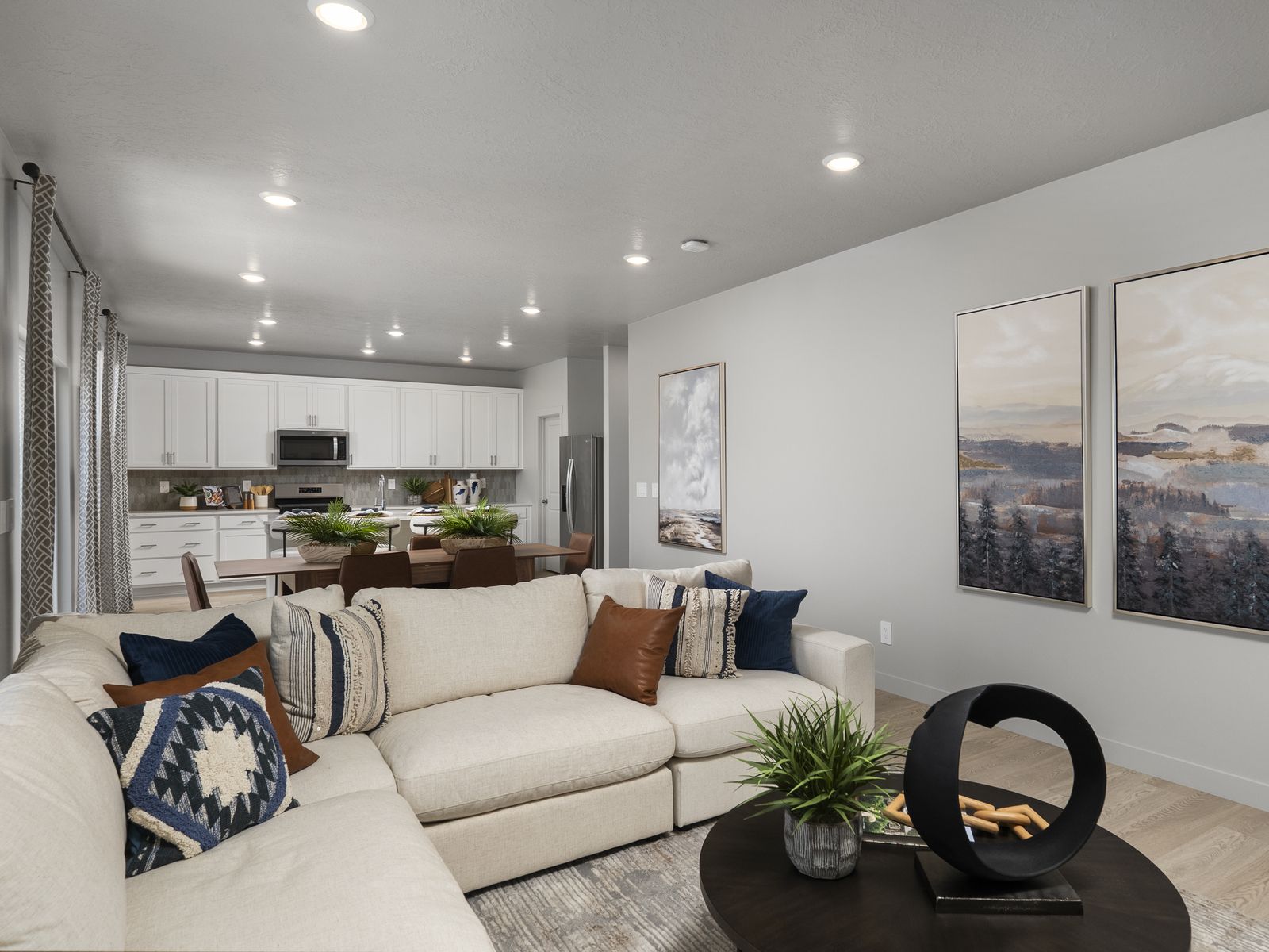 The Pine floorplan interior image taken at a Meritage Homes Community in Eagle Mountain, UT.