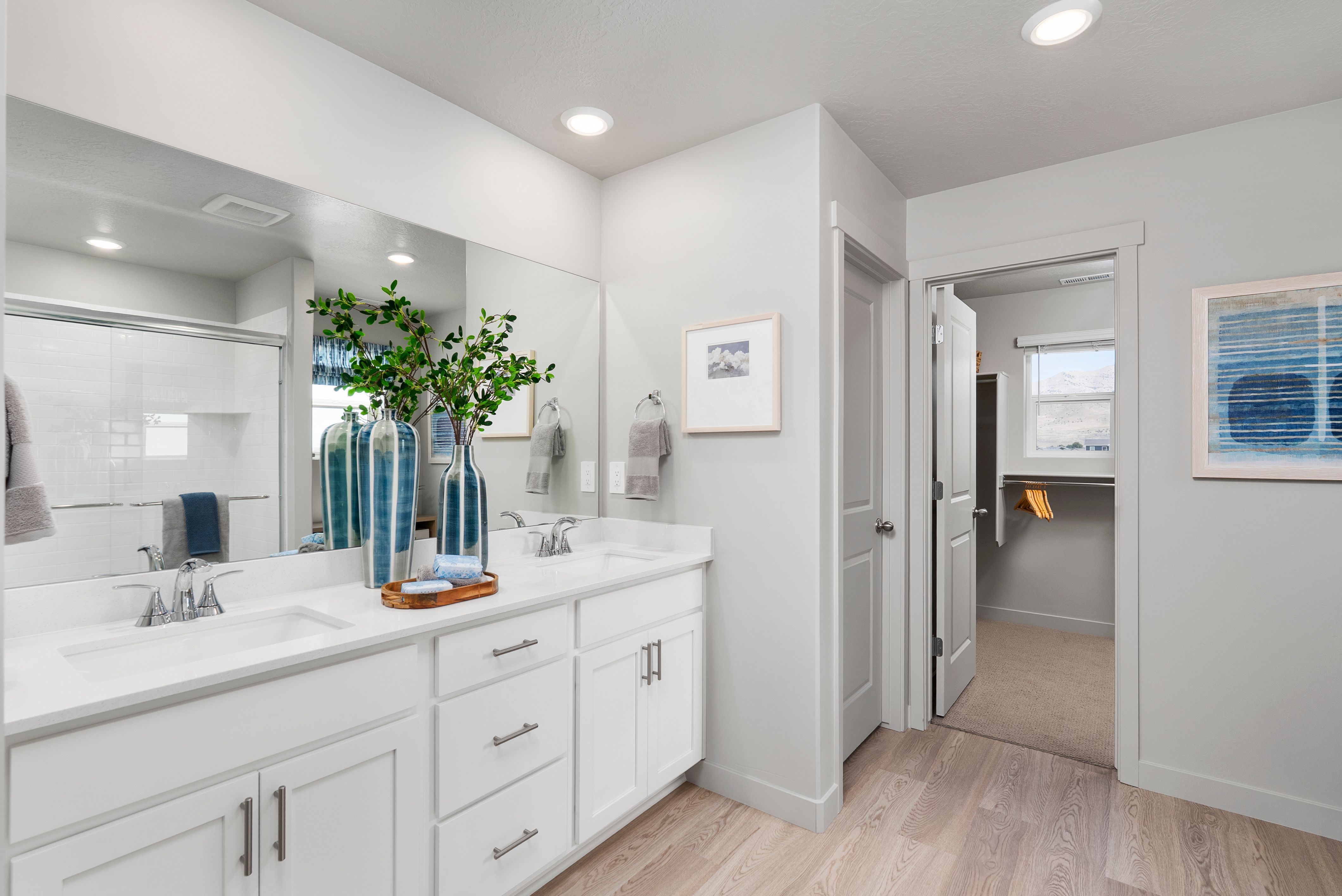 The Pine floorplan interior image taken at a Meritage Homes Community in Eagle Mountain, UT.