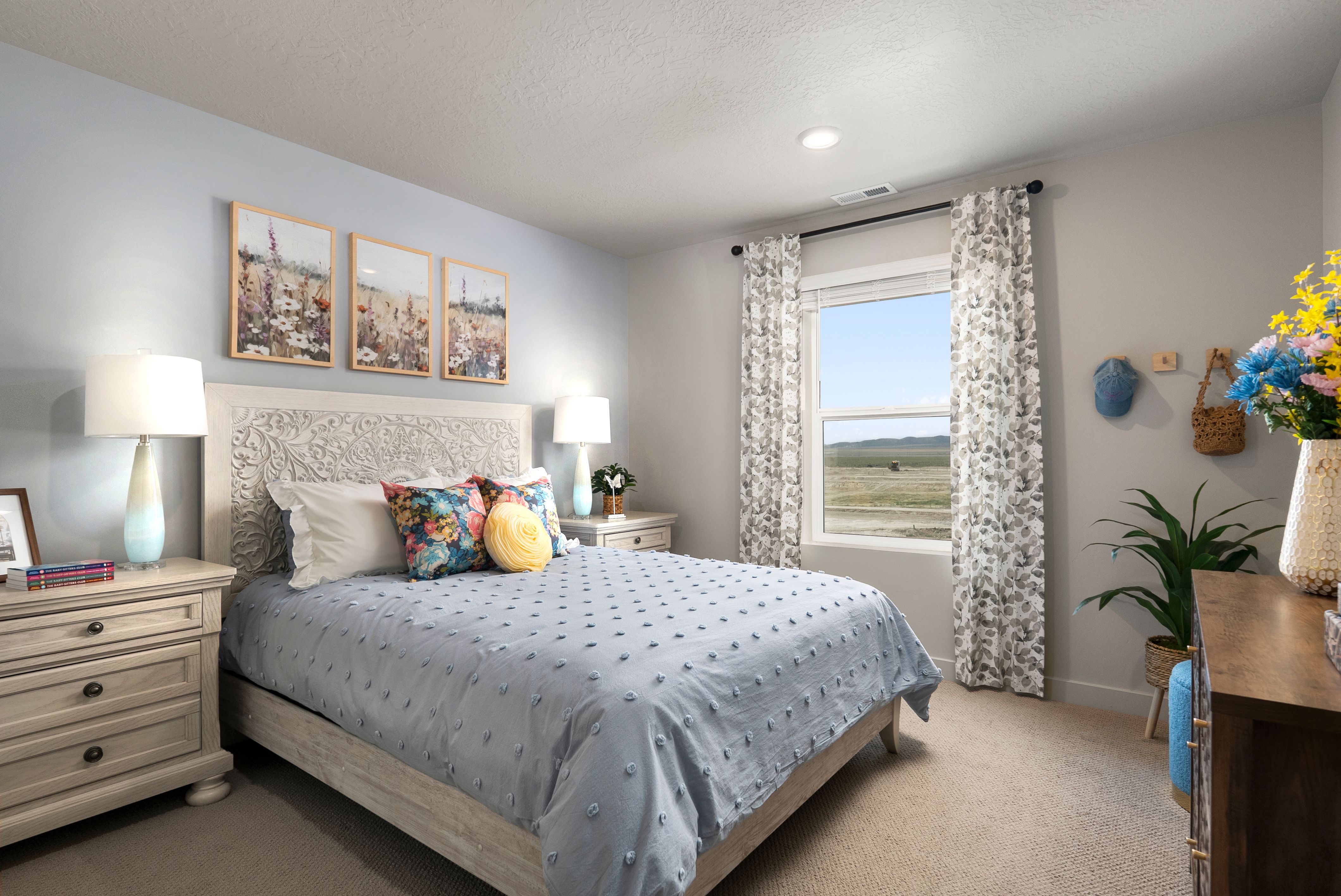 The Pine floorplan interior image taken at a Meritage Homes Community in Eagle Mountain, UT.