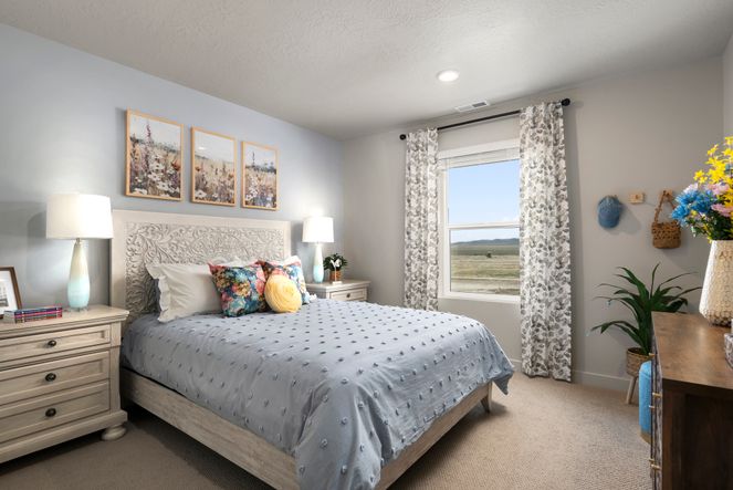 The Pine floorplan interior image taken at a Meritage Homes Community in Eagle Mountain, UT.