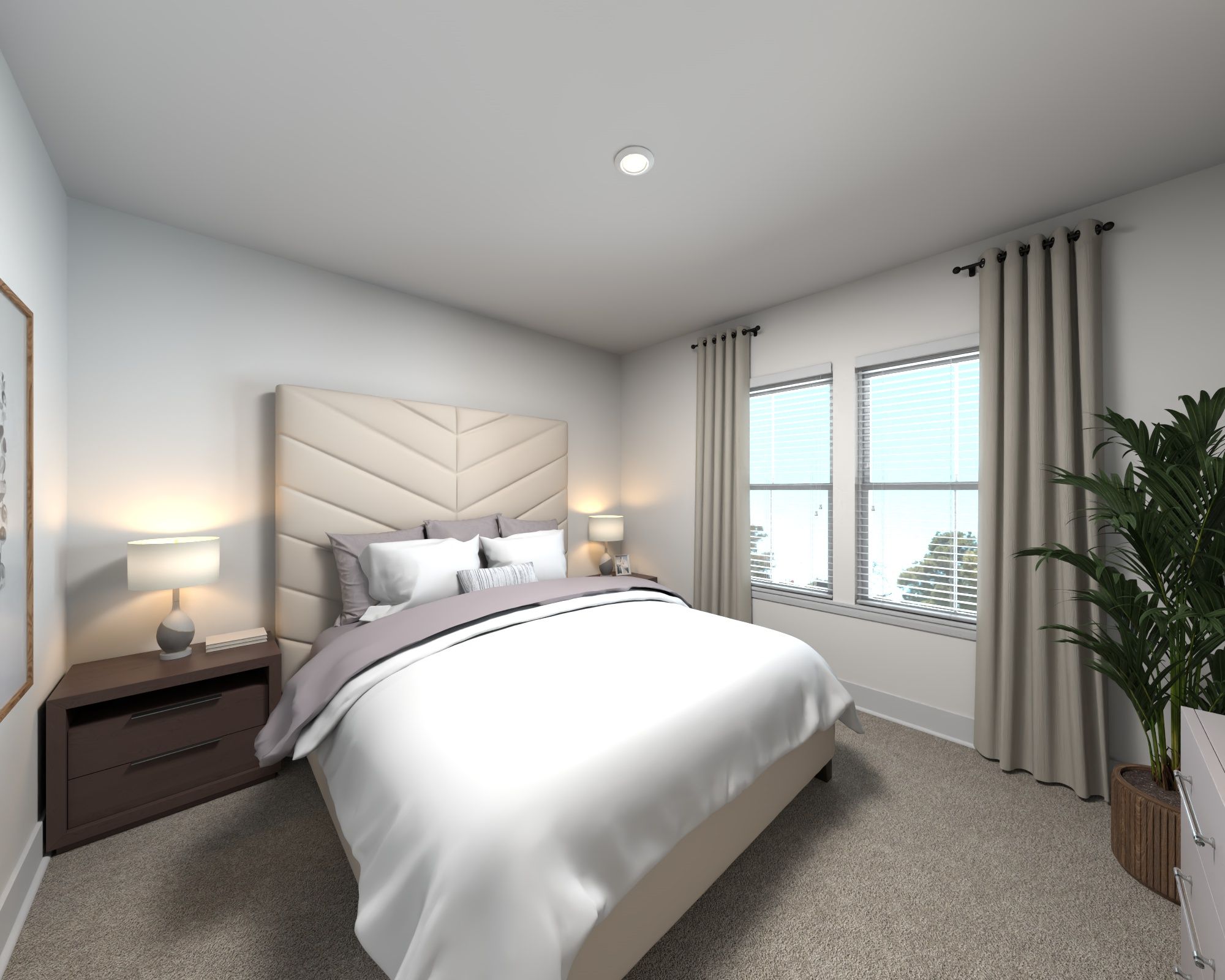 The primary suite offers a private retreat.