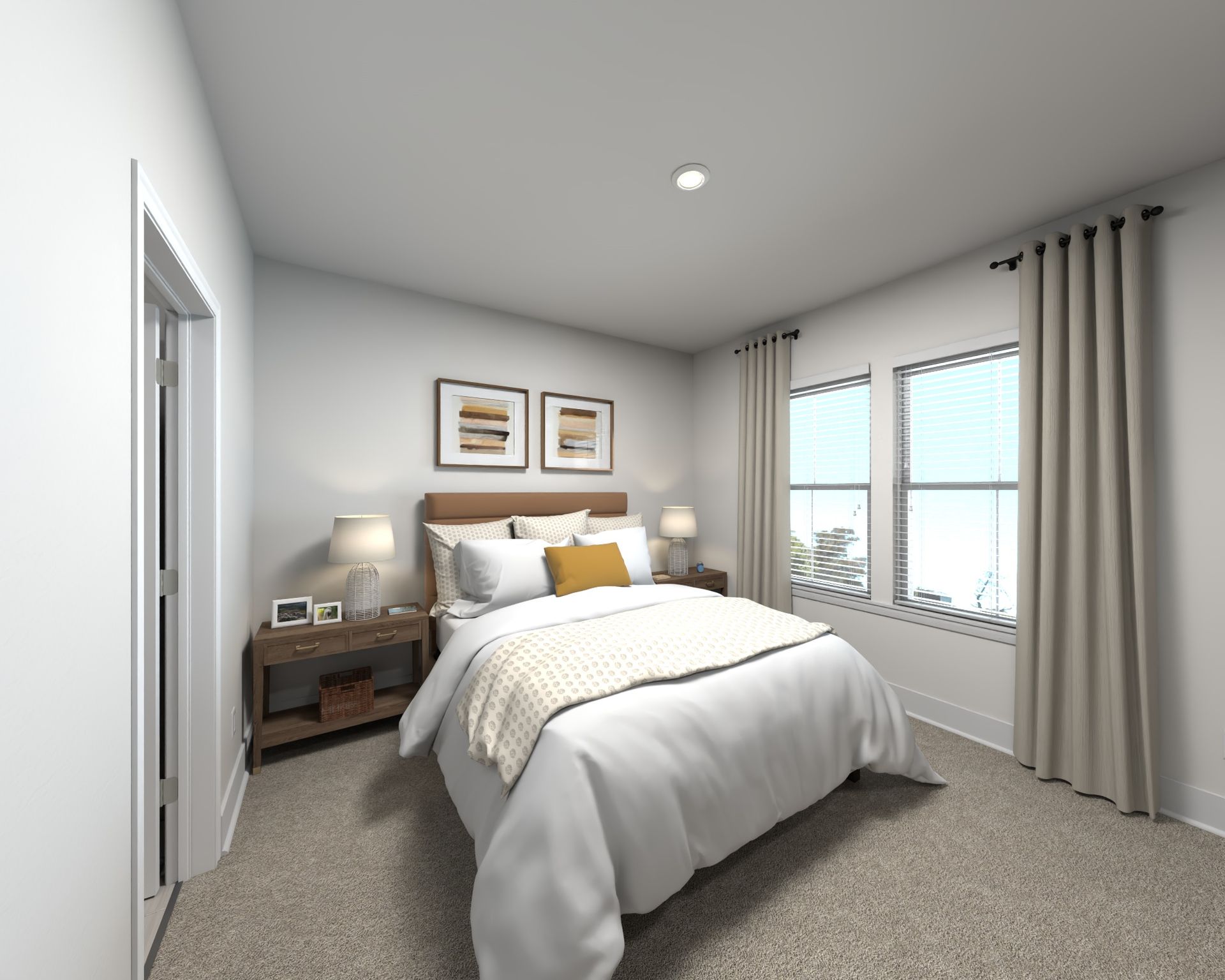 The primary suite offers a private retreat.