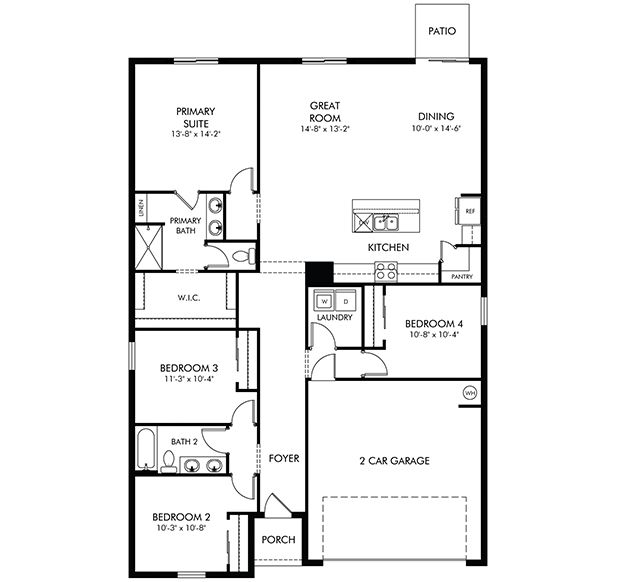 Foxglove - The Reserve at Van Oaks: Auburndale, Florida - Meritage Homes