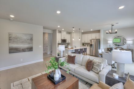 Enjoy family nights in the spacious great room.