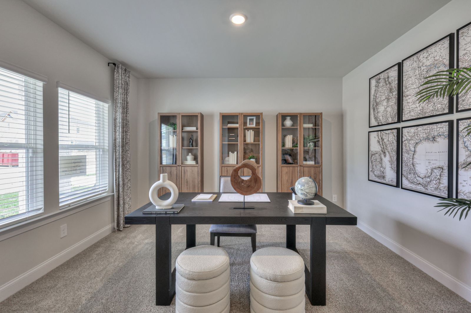 Skip your commute and work from home in the downstairs flex space.