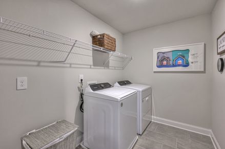 Every home includes a washer/dryer.