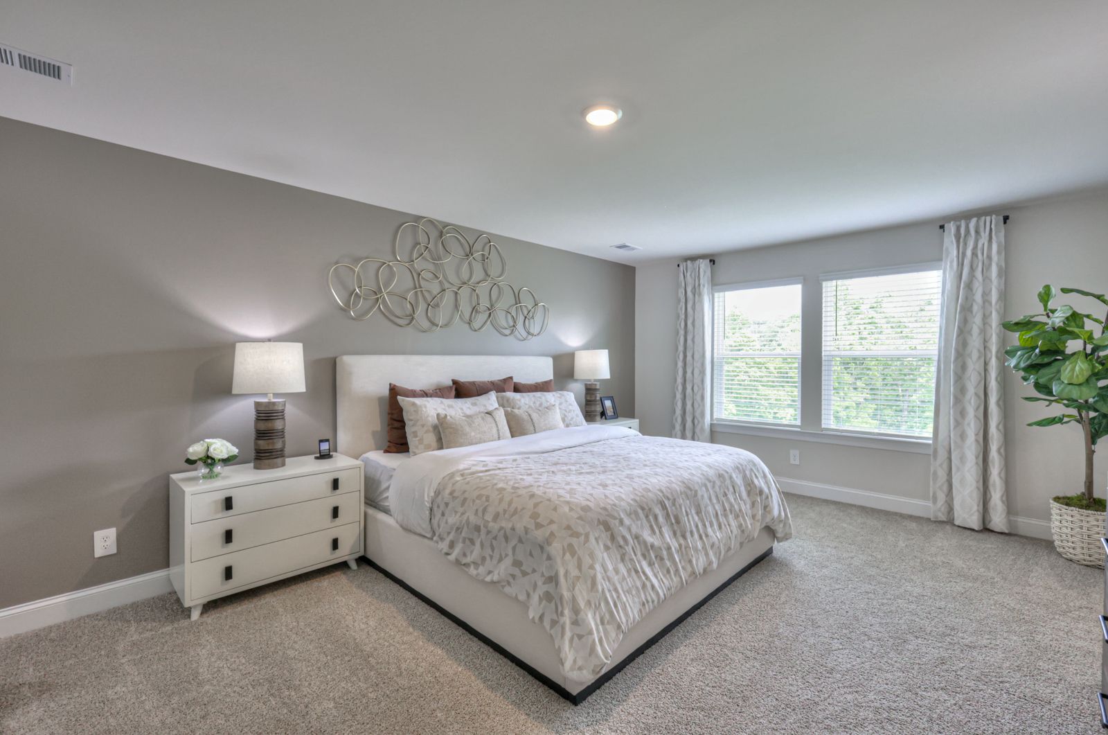 The primary suite offers a private retreat.