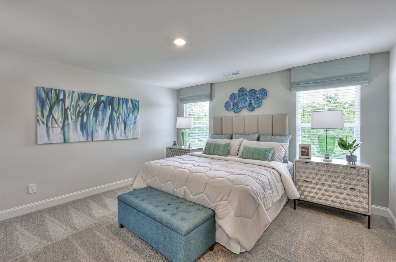 The primary suite offers a private retreat.