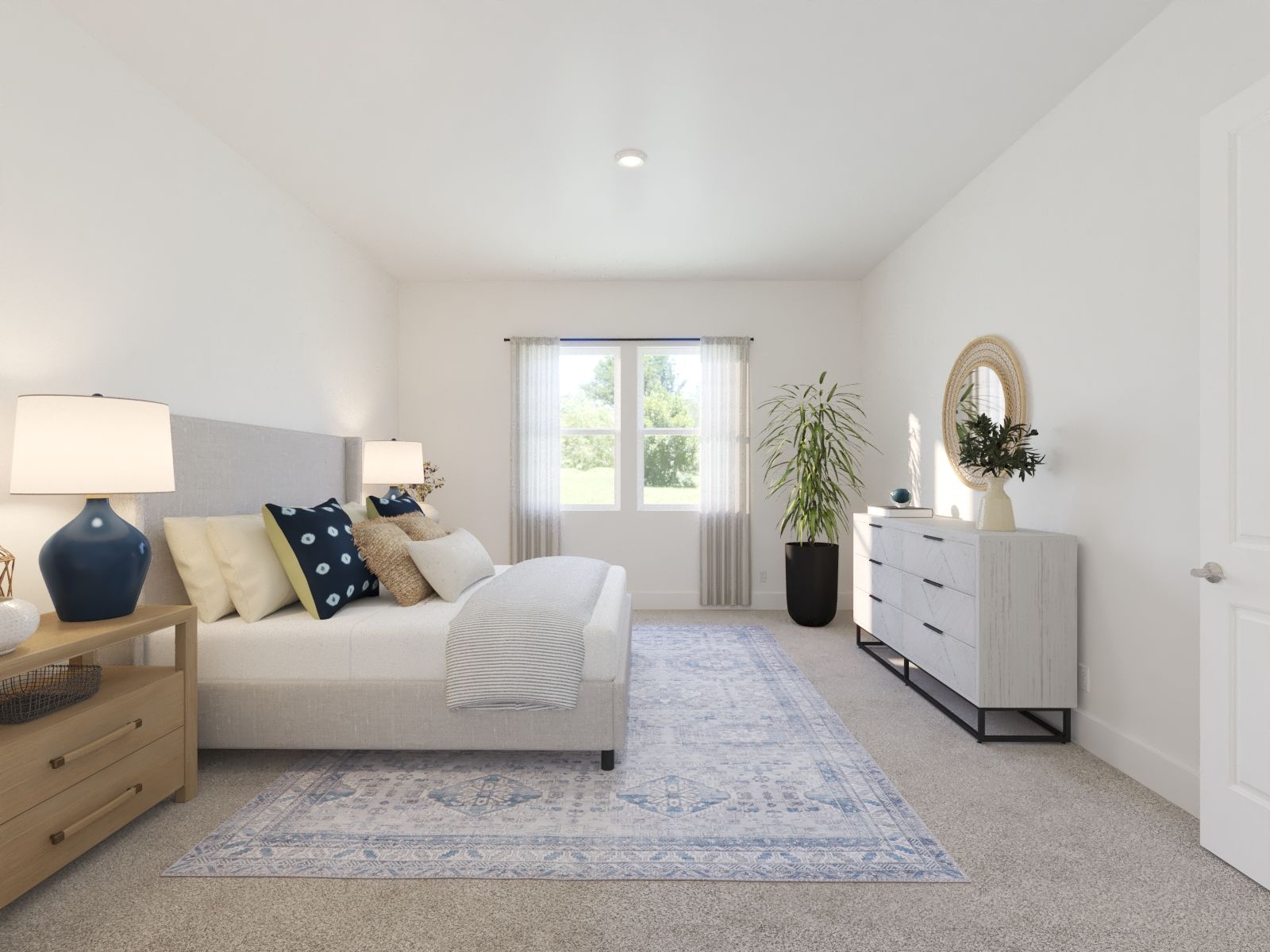 The primary suite offers a private retreat.