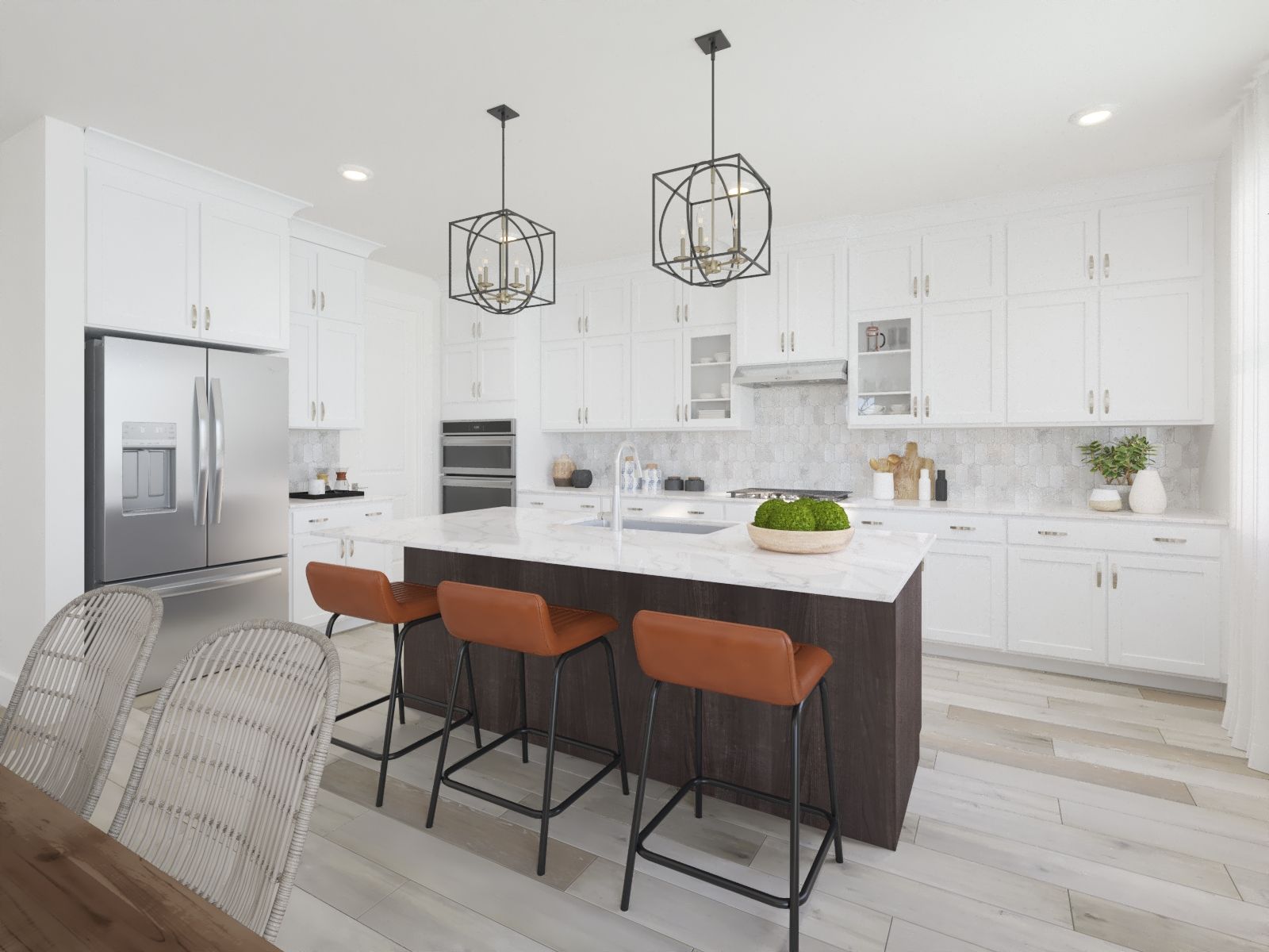 Skip takeout and prep dinner in the well-appointed kitchen.