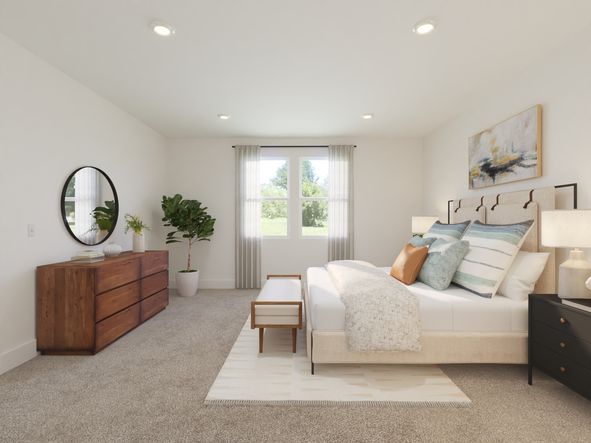 The primary suite offers a private retreat.