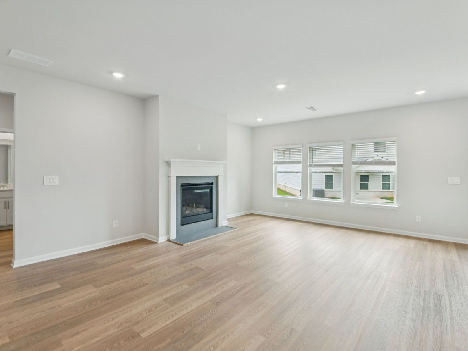 The Johnson floorplan with the Breezy Organic Linen interior package.