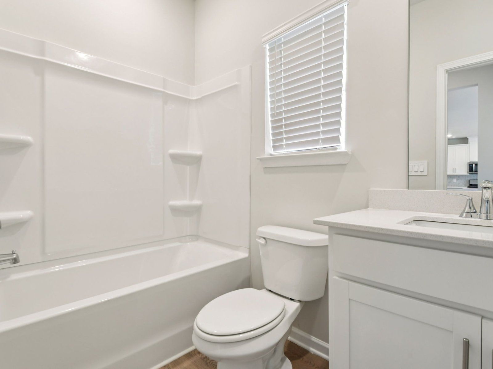 The Johnson floorplan with the Breezy Organic Linen interior package.