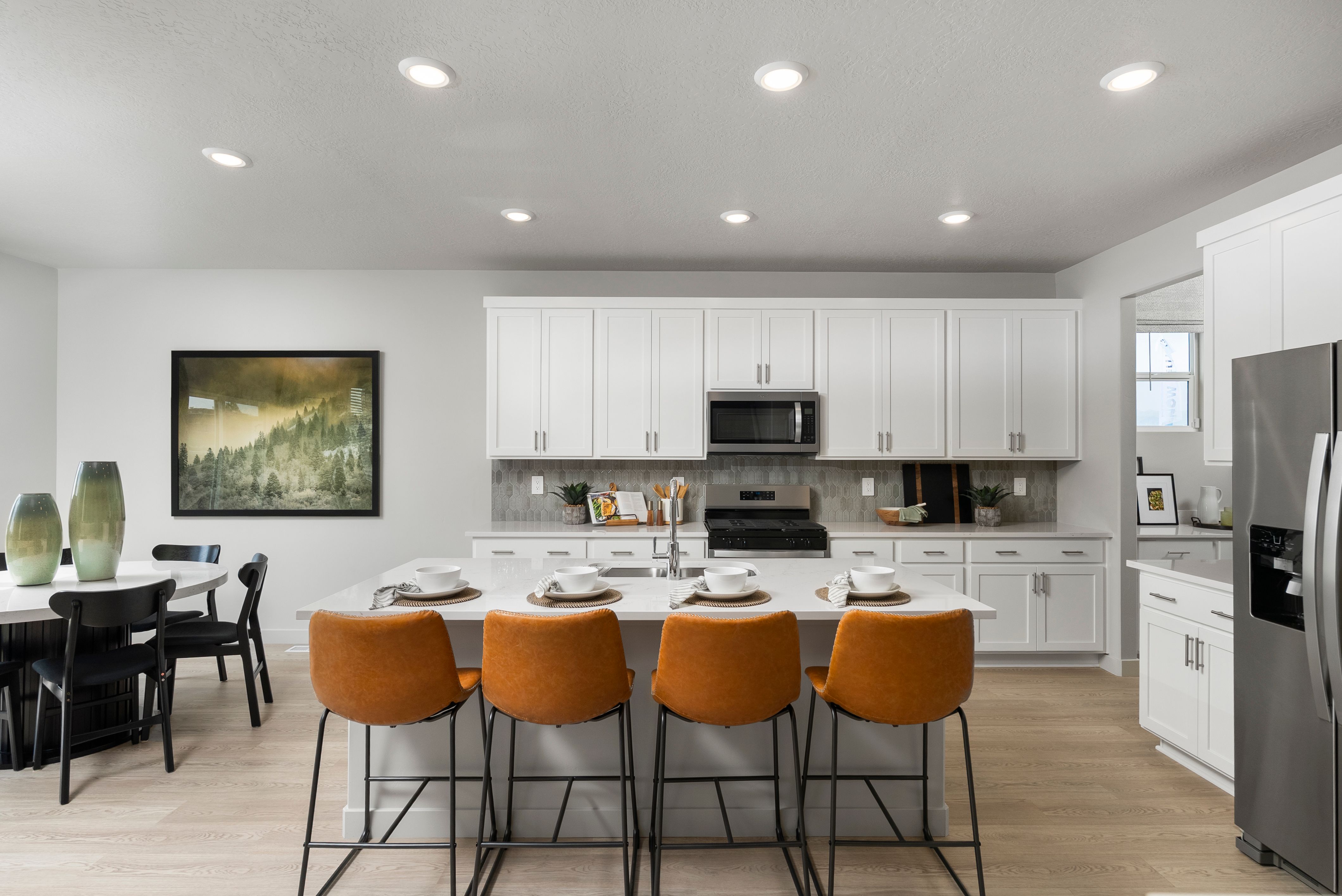The Willow floorplan interior image taken at a Meritage Homes community in Santaquin, UT.