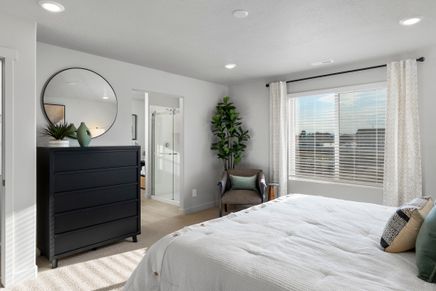 The Willow floorplan interior image taken at a Meritage Homes community in Santaquin, UT.