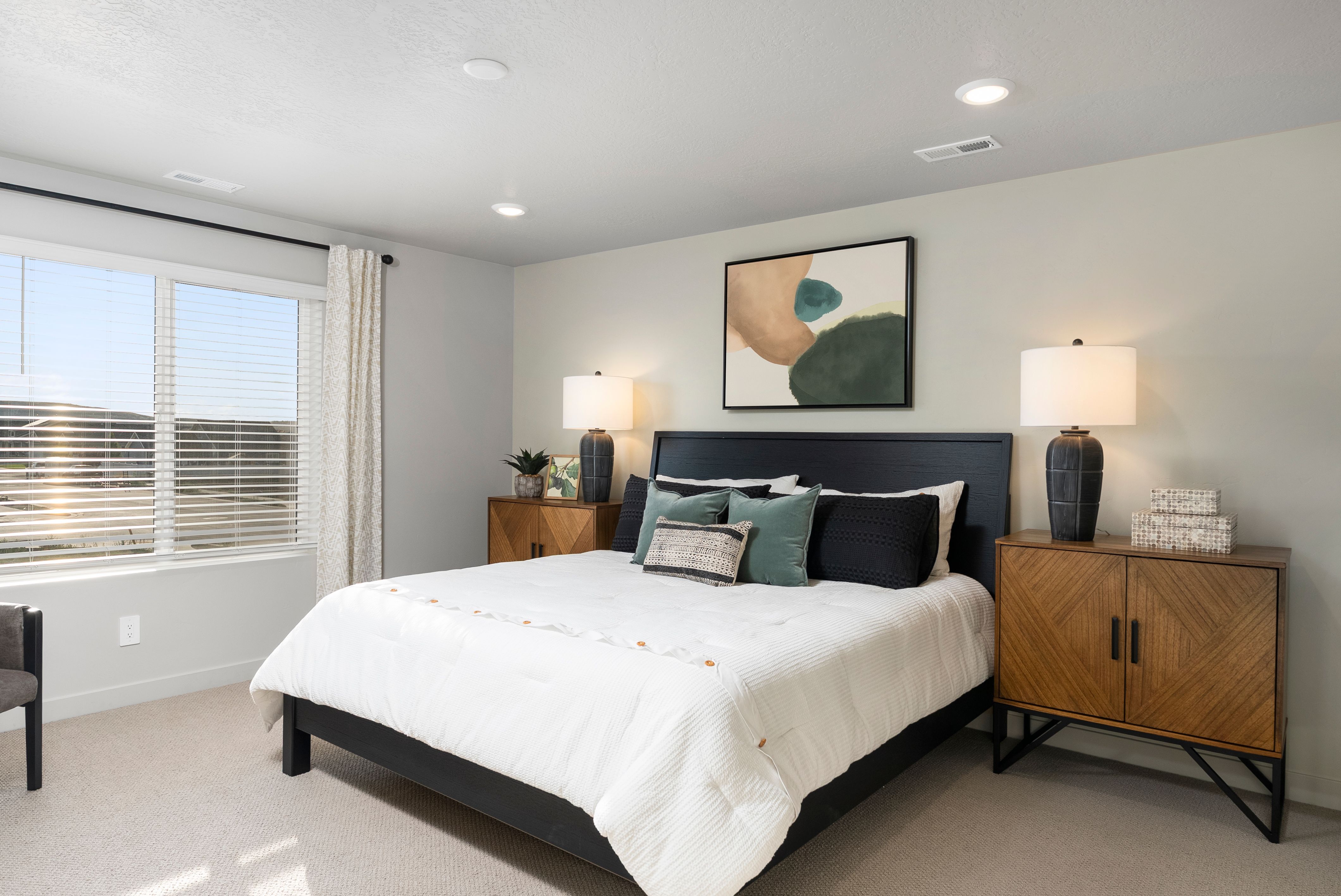 The Willow floorplan interior image taken at a Meritage Homes community in Santaquin, UT.
