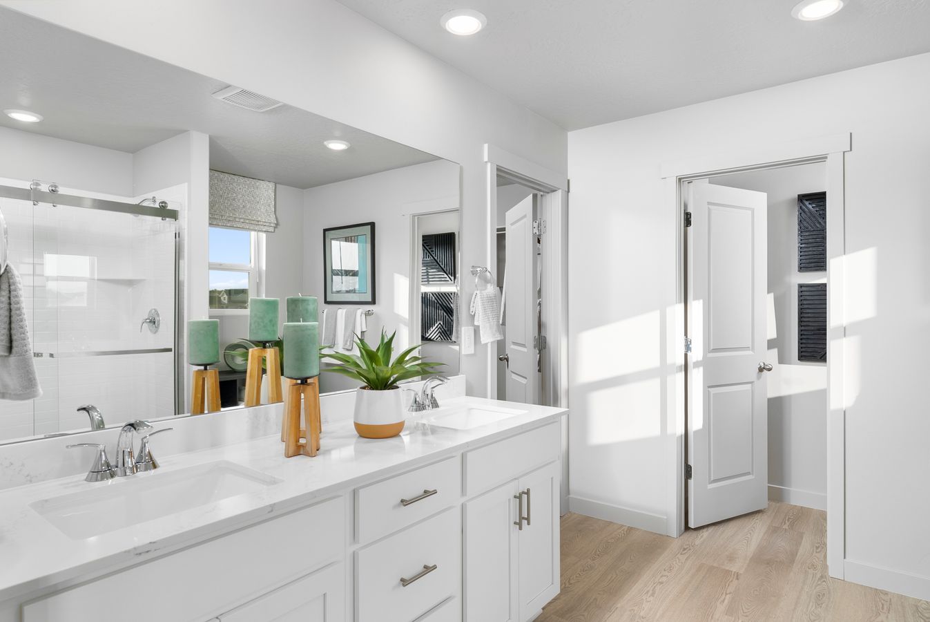 The Willow floorplan interior image taken at a Meritage Homes community in Santaquin, UT.