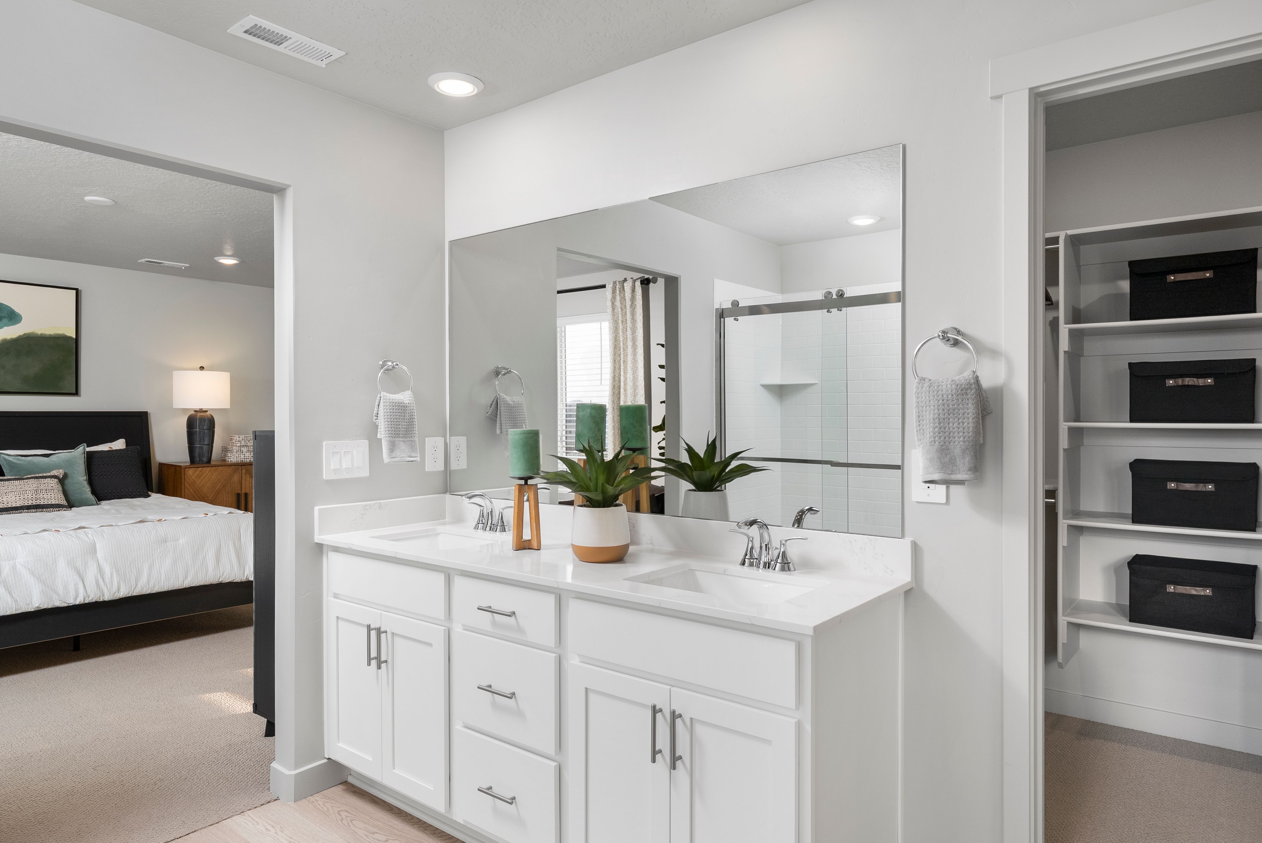 The Willow floorplan interior image taken at a Meritage Homes community in Santaquin, UT.