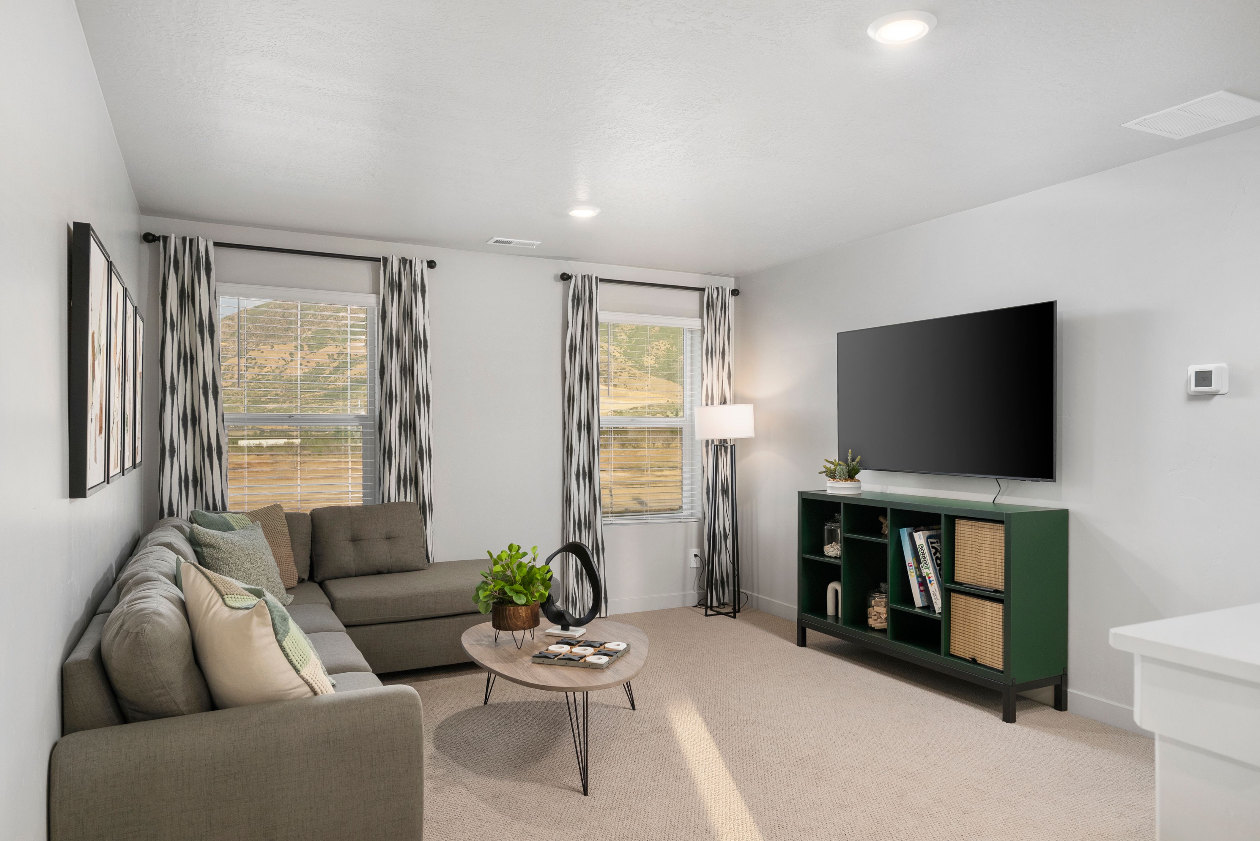 The Willow floorplan interior image taken at a Meritage Homes community in Santaquin, UT.