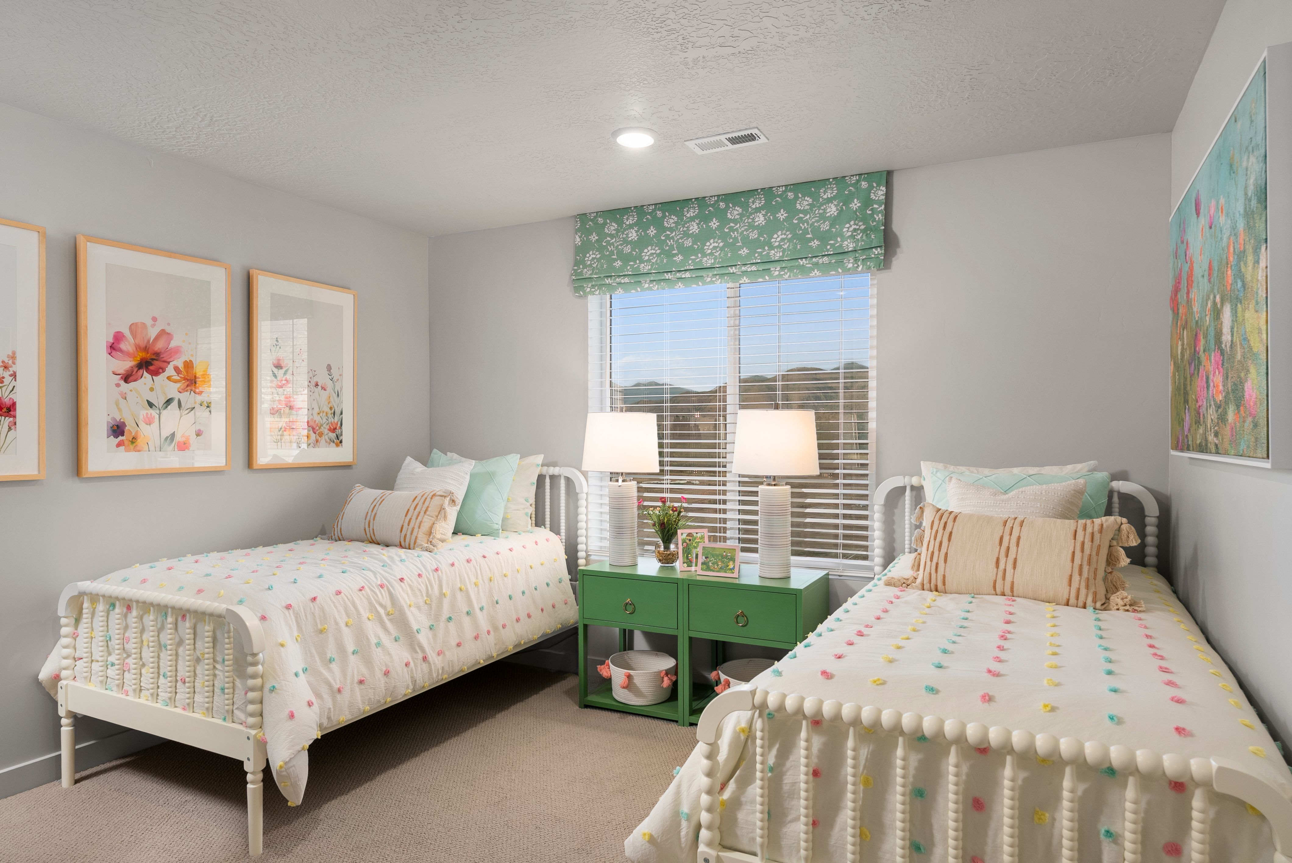 The Willow floorplan interior image taken at a Meritage Homes community in Santaquin, UT.