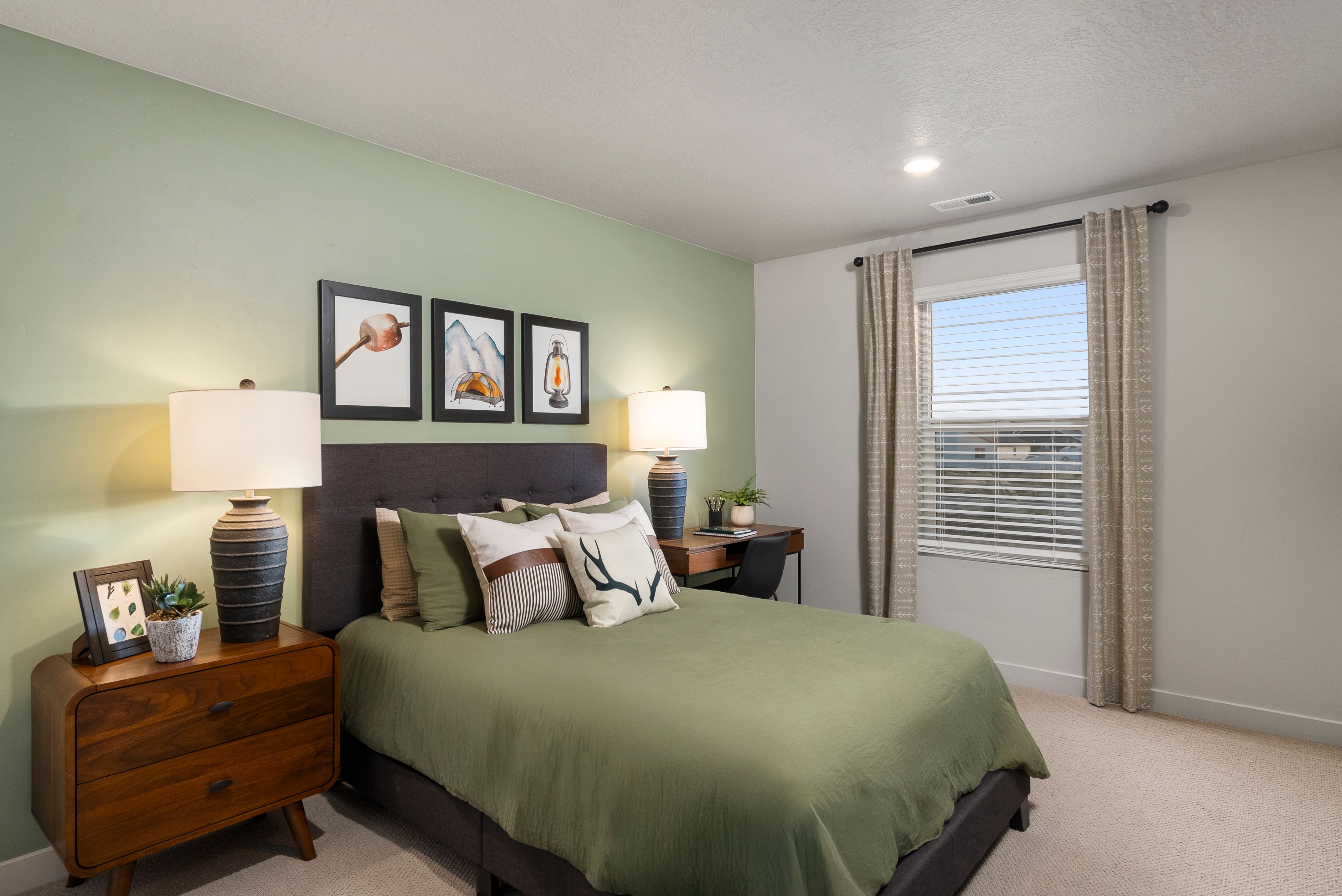 The Willow floorplan interior image taken at a Meritage Homes community in Santaquin, UT.