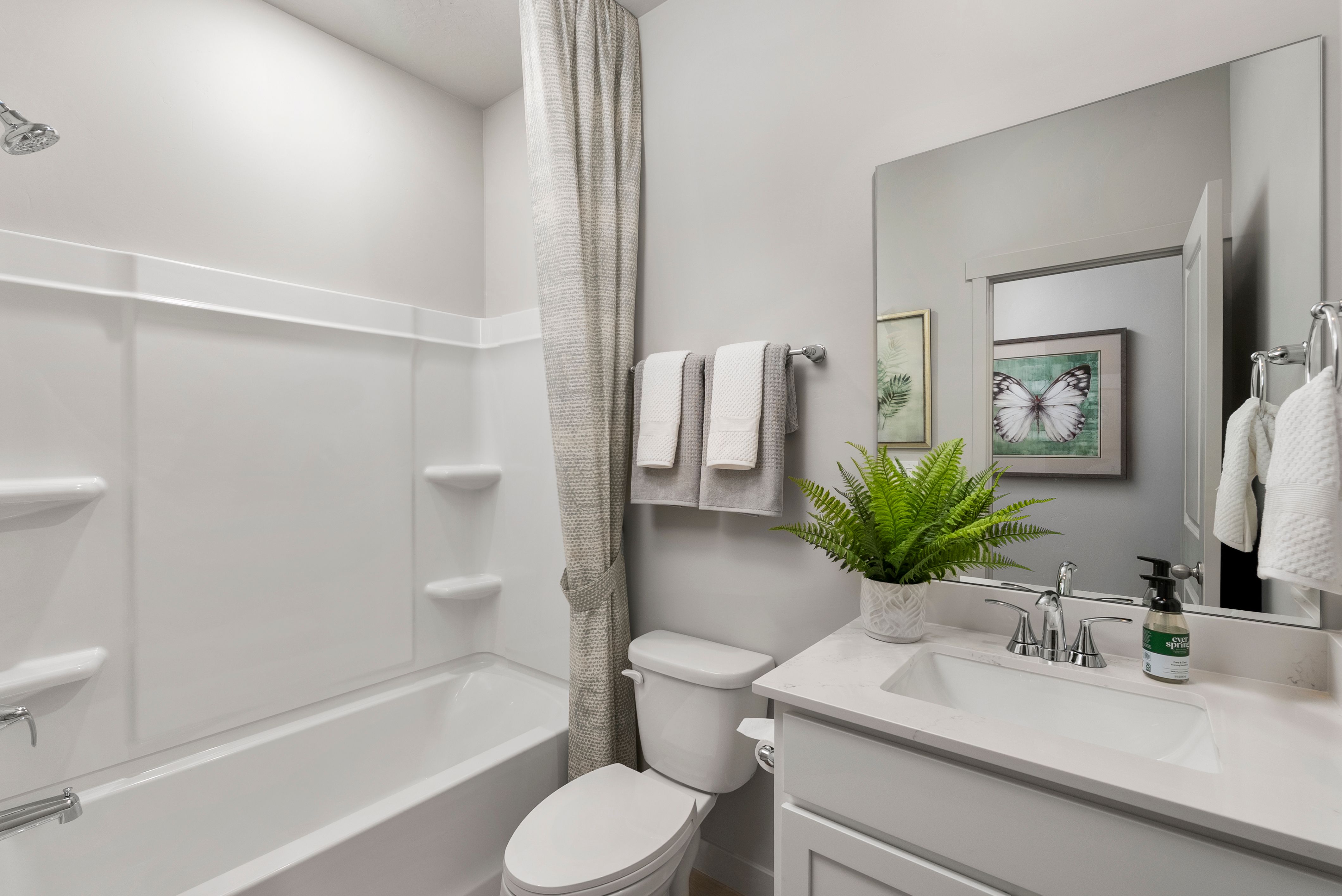 The Willow floorplan interior image taken at a Meritage Homes community in Santaquin, UT.