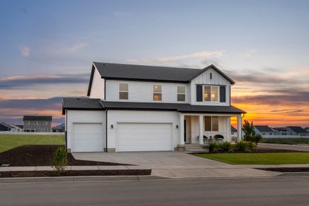 The Willow floorplan exterior image taken at a Meritage Homes community in Santaquin, UT.