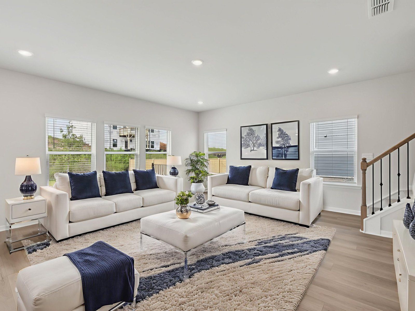 The Brentwood floorplan with the Lush White interior package.