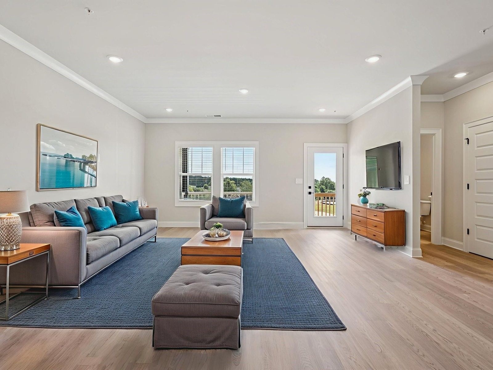 The Leighton floorplan with the Modern Glam Linen interior package.