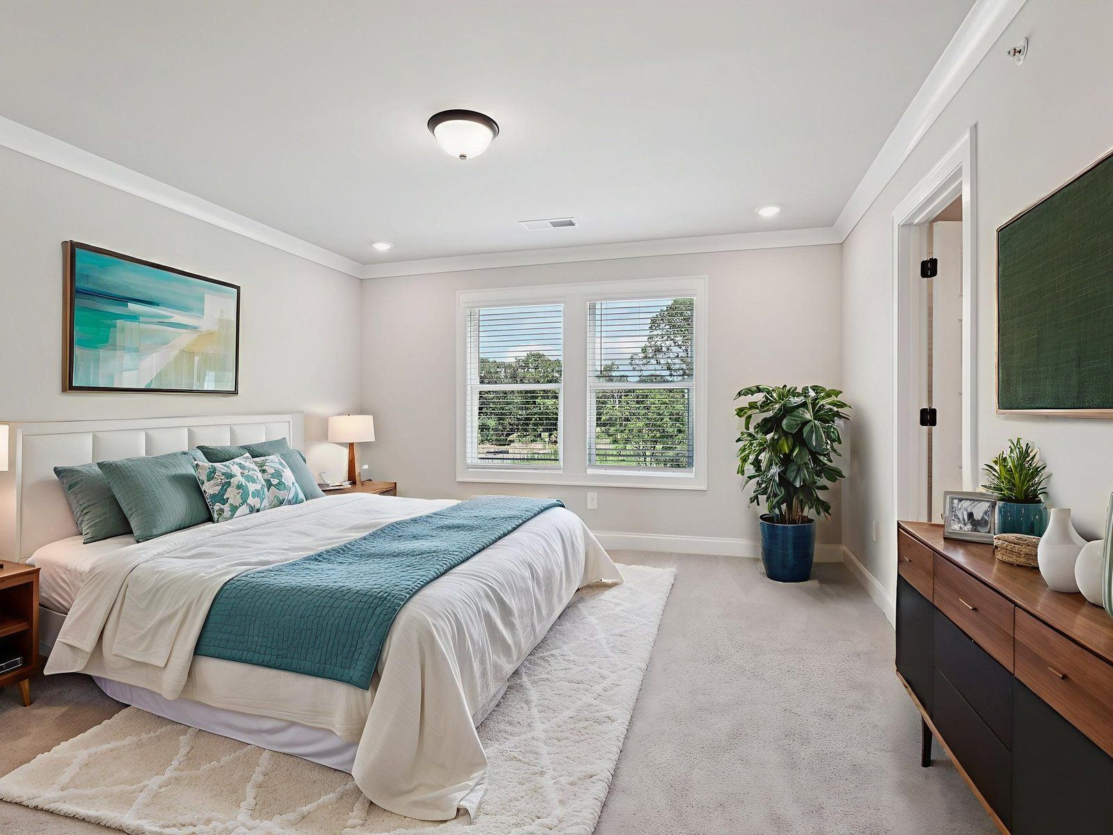 The Leighton floorplan with the Modern Glam Linen interior package.