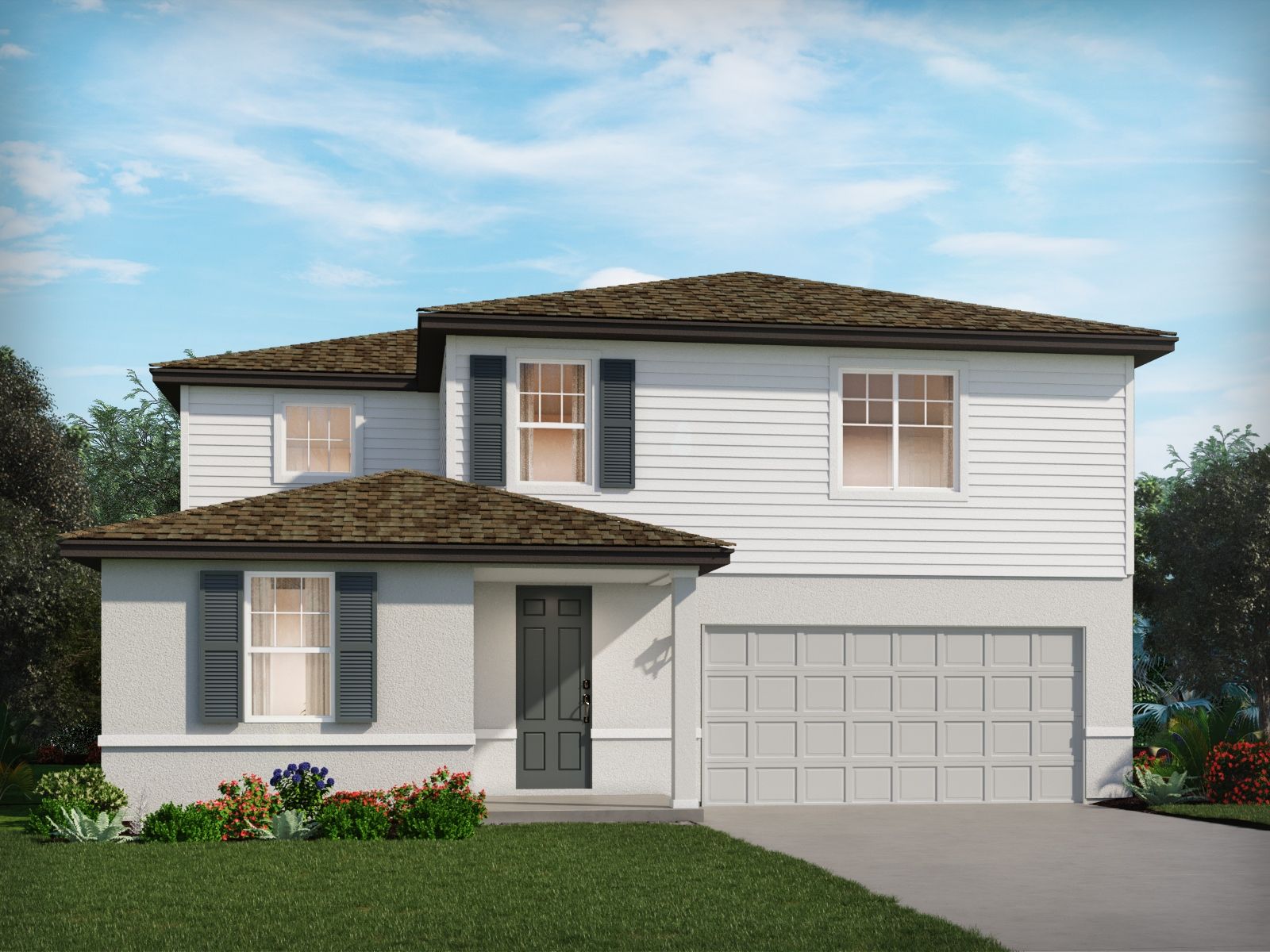 Rendering of the Lotus Elevation A