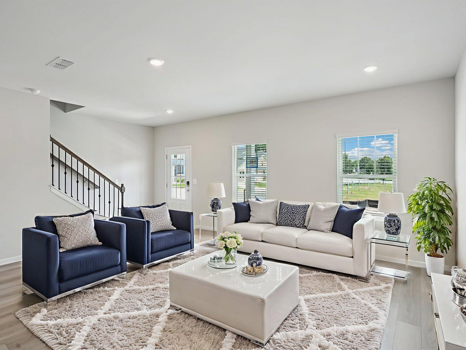 The Lewiston floorplan with the Cozy Linen interior package.