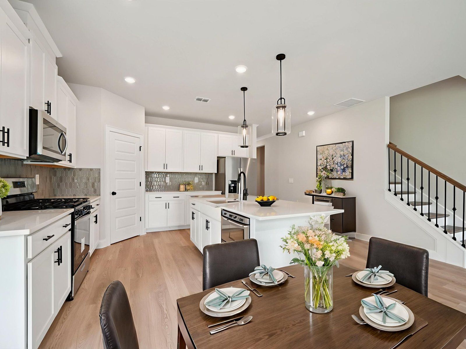 The Northbrook floorplan with the Essence White interior package.