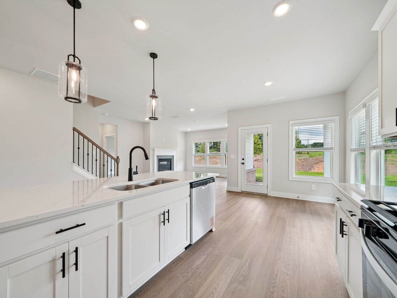 The Northbrook floorplan with the Essence White interior package.