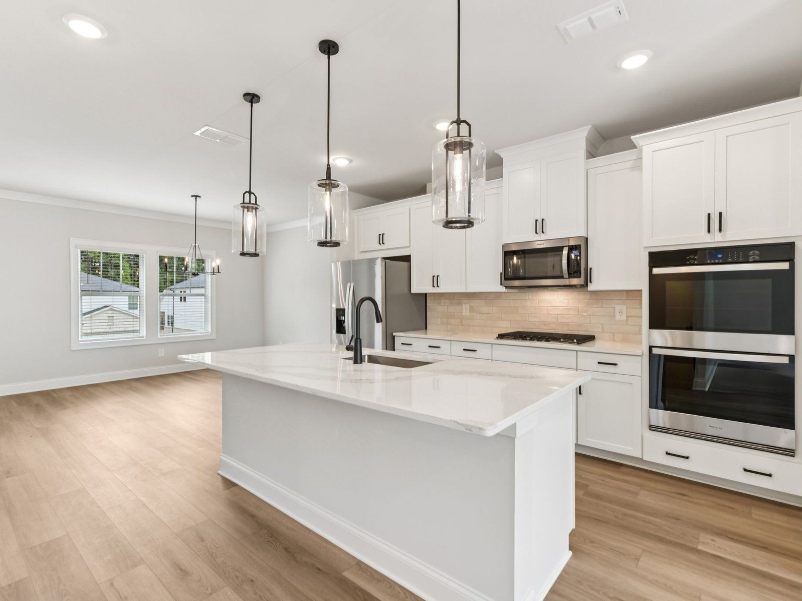 The Ashland floorplan with the Upscale Rustic Linen interior package.