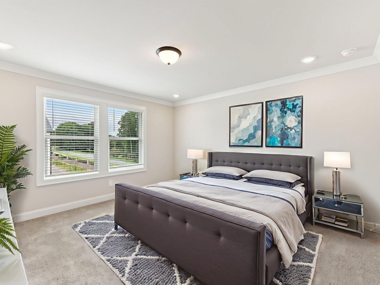 The Ashland floorplan with the Upscale Rustic Linen interior package.