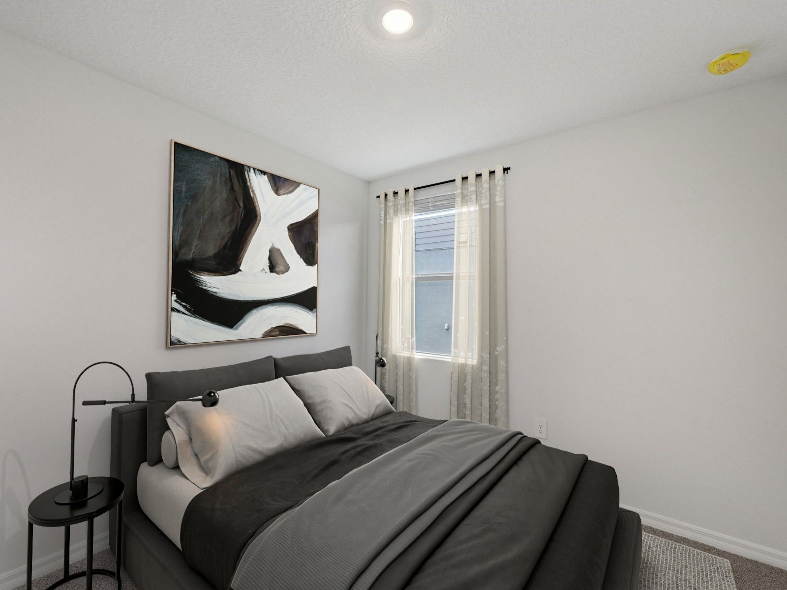 The Everglade Guest Bedroom Virtually Staged.