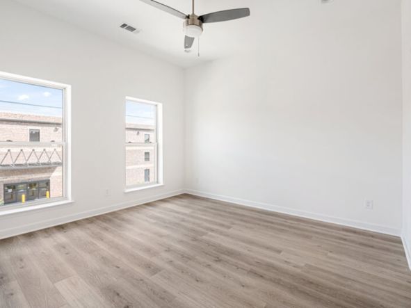 The primary bedroom offers a private retreat.