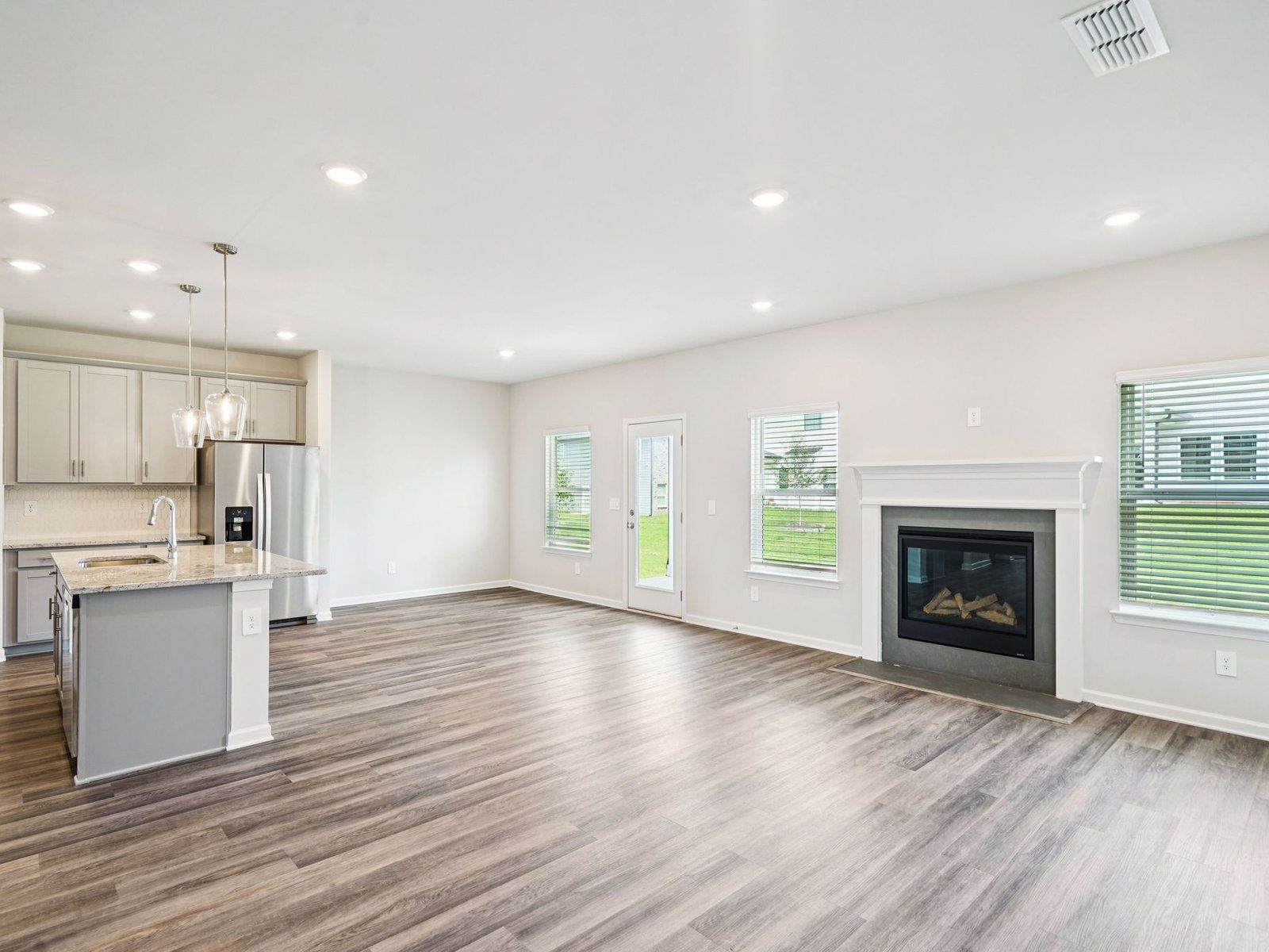 The Chatham floorplan with the Distinct Gray interior package.
